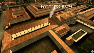 Animation of ancient Roman Fort in Caerleon Wales [upl. by Shari]