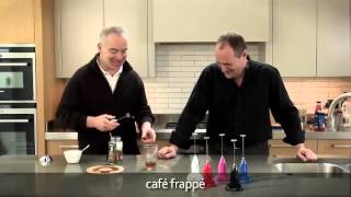 How to make a frappé coffee using an aerolatte milk frother [upl. by Kemppe113]