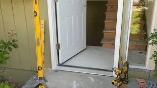 Jeld Wen Front Door Installation  Really crappy products and craftsmanship PART 1 [upl. by Wallis]