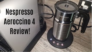 Nespresso Aeroccino 4 Milk Frother Review  Worth upgrading from the Aeroccino 3 [upl. by Mikel]