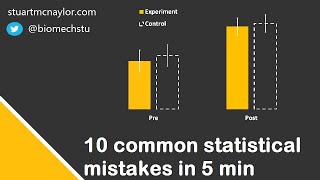 Ten Statistical Mistakes in 5 Min [upl. by Wiley]