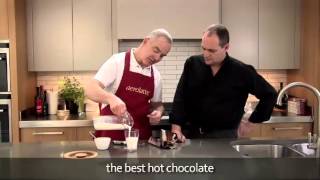 How to make a hot chocolate using an aerolatte milk frother [upl. by Haleemaj]