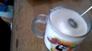 Aerolatte Review Frothing Cold Milk In Under 1 Minute [upl. by Otsugua]